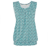 Geo Pleated Maternity & Nursing Top