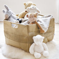 Large Jute Storage Basket