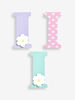 Multi-Coloured Painted Pastel 3D Wooden Letters