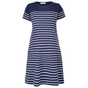 Navy Breton Stripe Maternity Tunic