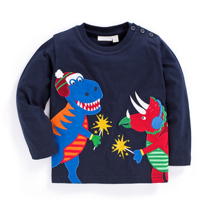 Navy Dinosaur Sparklers Top