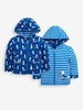 Navy Seagull Reversible Hoodie