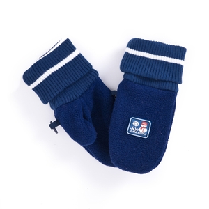 Polarfleece Mittens with Rib Cuff