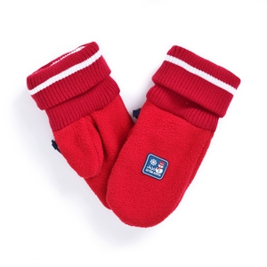 Polarfleece Mittens with Rib Cuff
