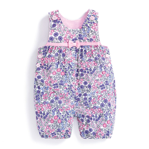 Pretty Floral Baby Dungarees