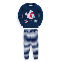 Robin Jersey Appliqué Pyjamas
