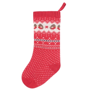 Robin Knitted Christmas Stocking