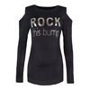 Rock This Bump Slogan Maternity Top