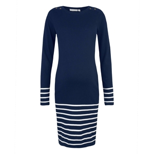 Stripe Knitted Maternity Dress
