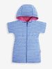 Stripe Towelling Zip-Up Dress