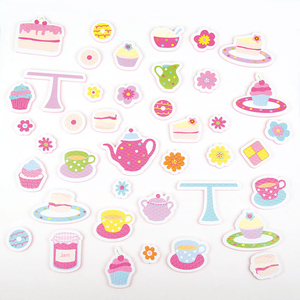 Tea Set Foam Bath Shapes