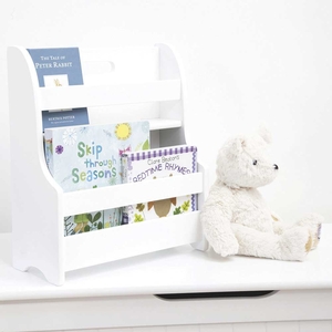 White Table Bookcase