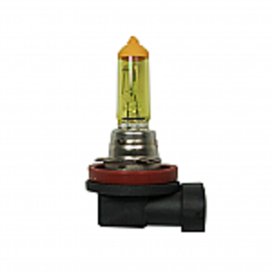 H11 Yellow Euro Style 12V 55W Halogen Bulb