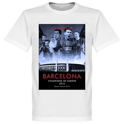 2015 Barcelona European
Champions T-shirt - White - S