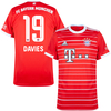 adidas Bayern Munich Home
Davies 19 Shirt 2022-2023
(Official Printing) - XL