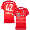 adidas Bayern Munich Home Musiala 42 Shirt 2022-2023 (Official Printing) - L