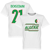 Algeria Bensebaini 21 Team T-shirt - White - XXXXL
