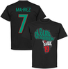Algeria Champions of Africa Mahrez 7 Map T-Shirt - Black