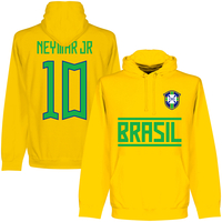 Brazil Team Neymar Jr 10 KIDS Hoodie - Yellow - 12 Years