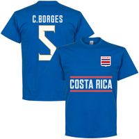 Costa Rica C. Borges 5 Team T-Shirt - Royal - XXXL