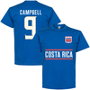 Costa Rica Campbell 9 Team T-Shirt - Royal - XXXXL