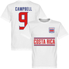 Costa Rica Campbell 9 Team T-Shirt - White - XXXXL