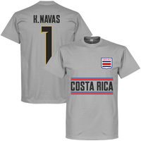 Costa Rica H. Navas 1 Team GK T-Shirt - Grey - XXL