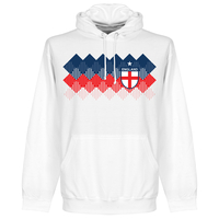 England 2018 Pattern Kids Hoodie - White - 8 Years