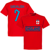 England Grealish 7 Team KIDS T-shirt - Red - 4 Years