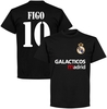 Galácticos Madrid Figo 10 Team T-shirt - Black - L