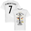 Germany Road To Victory Schweinsteiger T-Shirt - White - L