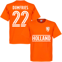 Holland Dumfries 22 Team KIDS T-shirt - Orange - 12 Years