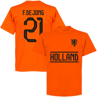 Holland F. De Jong 21 Team KIDS T-shirt - Orange - 12 Years