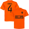 Holland Virgil 4 Team KIDS T-shirt - Orange - 8 Years
