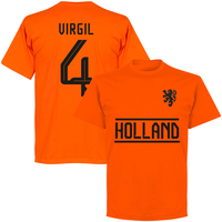 Holland Virgil 4 Team KIDS T-shirt - Orange - 8 Years