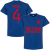 Holland Virgil 4 Team KIDS T-shirt - Royal Blue - 2 Years