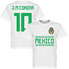 Mexico J.M. Corona 10 Team T-Shirt - White - XXXXL