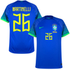 Nike Brazil Away Martinelli 26
Shirt 2022-2023 (Official
Printing) - XL