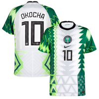 Nike Nigeria Vapor Match Home Okocha 10 Shirt 2020-2021 (Official Printing) - S
