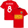 North Macedonia Alioski 8 Team T-shirt - Red - XXL