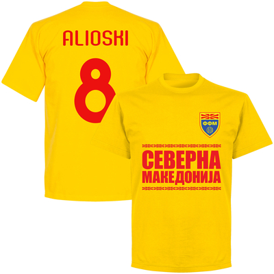 North Macedonia Alioski 8 Team
T-shirt - Yellow - XS