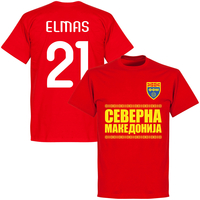 North Macedonia Elmas 21 Team T-Shirt - Red - XXXL