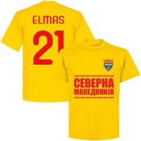 North Macedonia Elmas 21 Team T-shirt - Yellow - XXXL