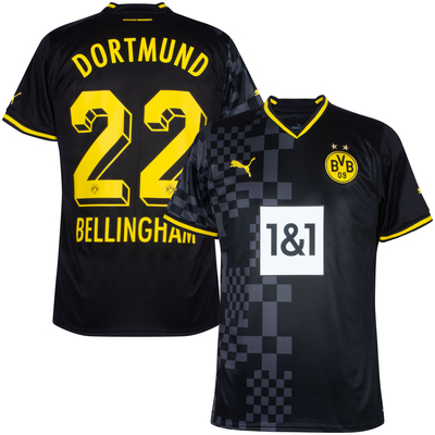 Puma Borussia Dortmund Away
Bellingham 22 Shirt 2022-2023
(Official Printing) - L
