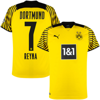 Puma Borussia Dortmund Home Reyna 7 Shirt 2021-2022 (Official Printing) - XXL