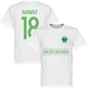 Saudi Arabia Nawaf 18 Team T-Shirt - White - XXXXL