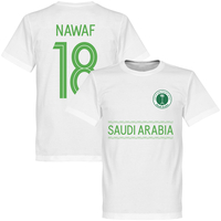 Saudi Arabia Nawaf 18 Team T-Shirt - White - XXXXL