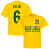South Africa Rugby Team Kolisi 6 T-shirt - Yellow - S