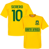 South Africa Serero No.10 Team T-Shirt - Yellow - L