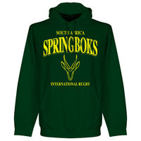 South Africa Springboks KIDS Rugby Hoodie - Bottle Green - 2 Years